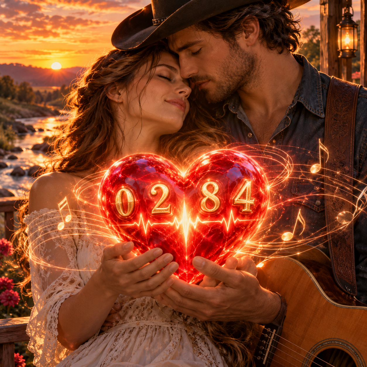 Crimson heart pulse 0284