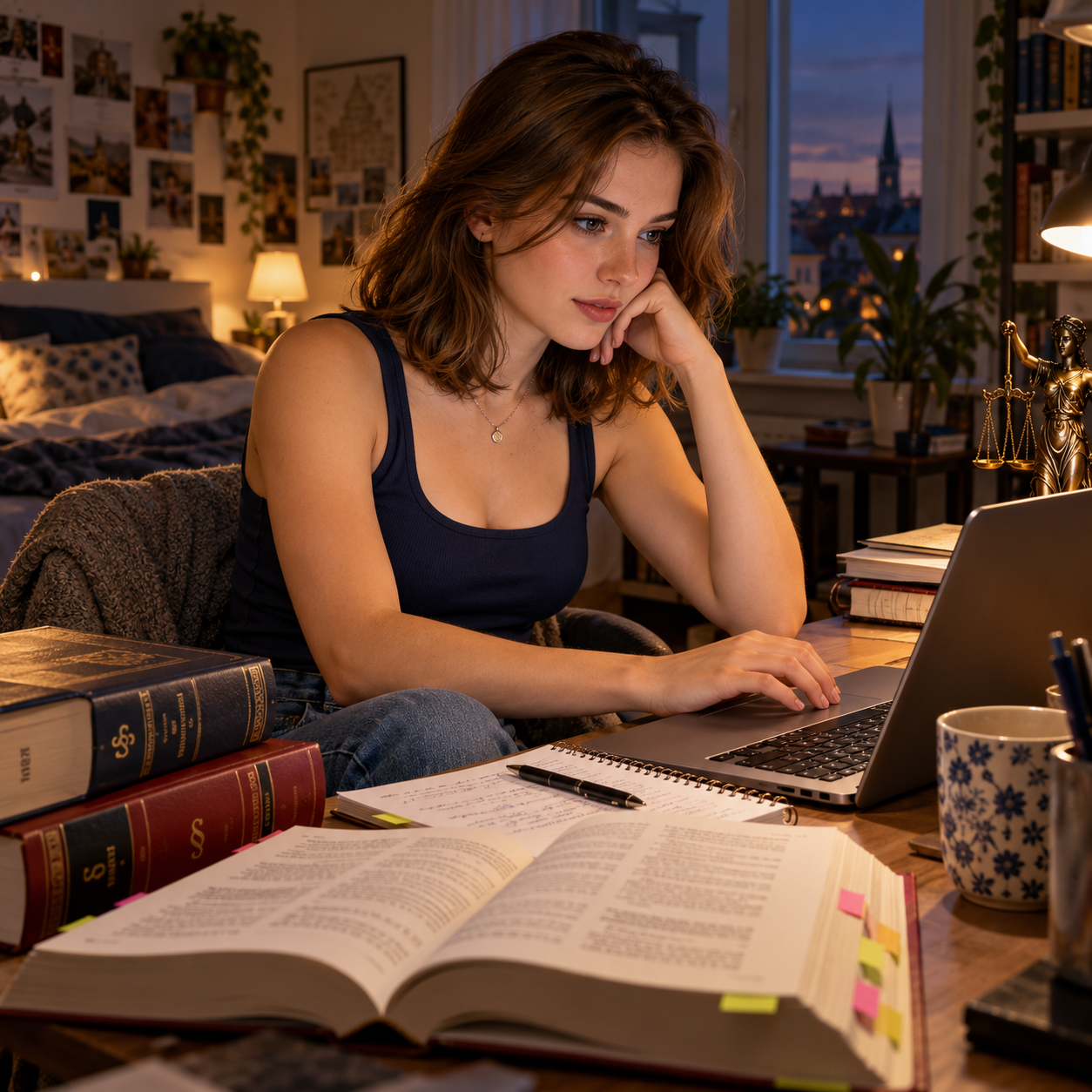 Quiet Law Study at Home